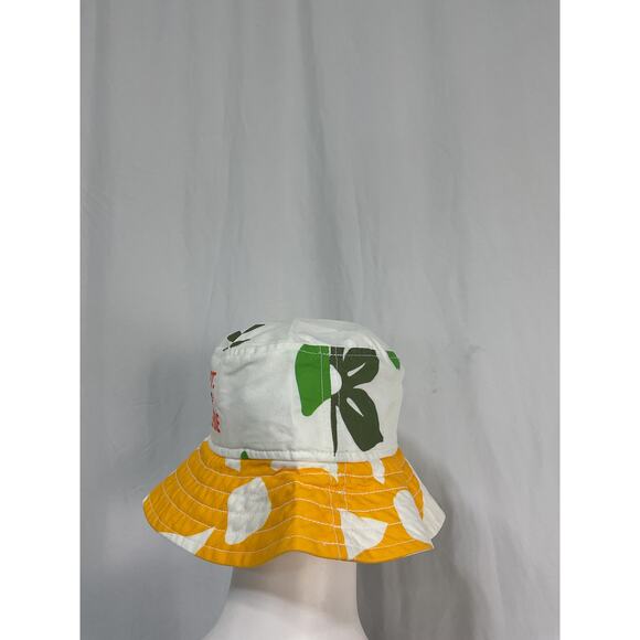 Gallery Dept \'Rodman\' White Cotton Riley Printed Cotton-Twill Bucket Hat Size M
